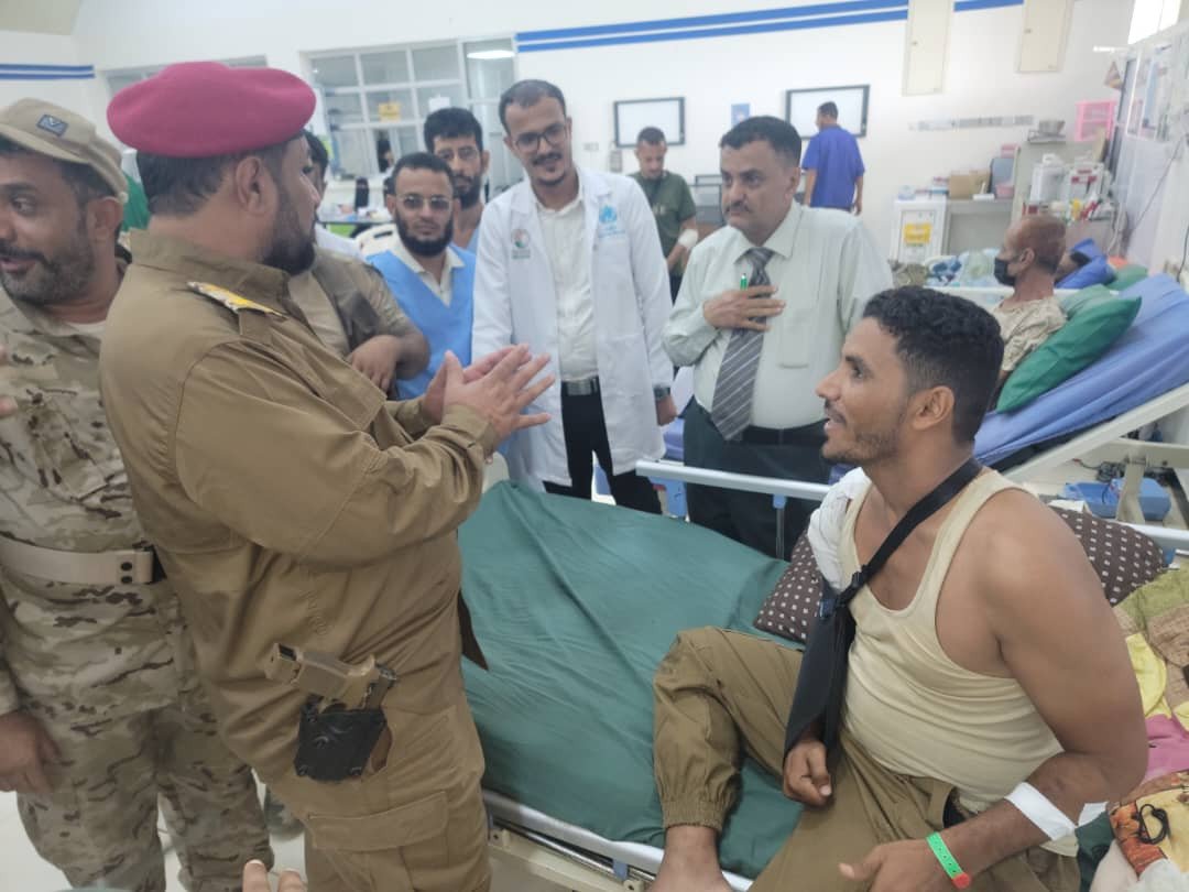 العميد المشوشي يزور مستشفى عبود العسكري