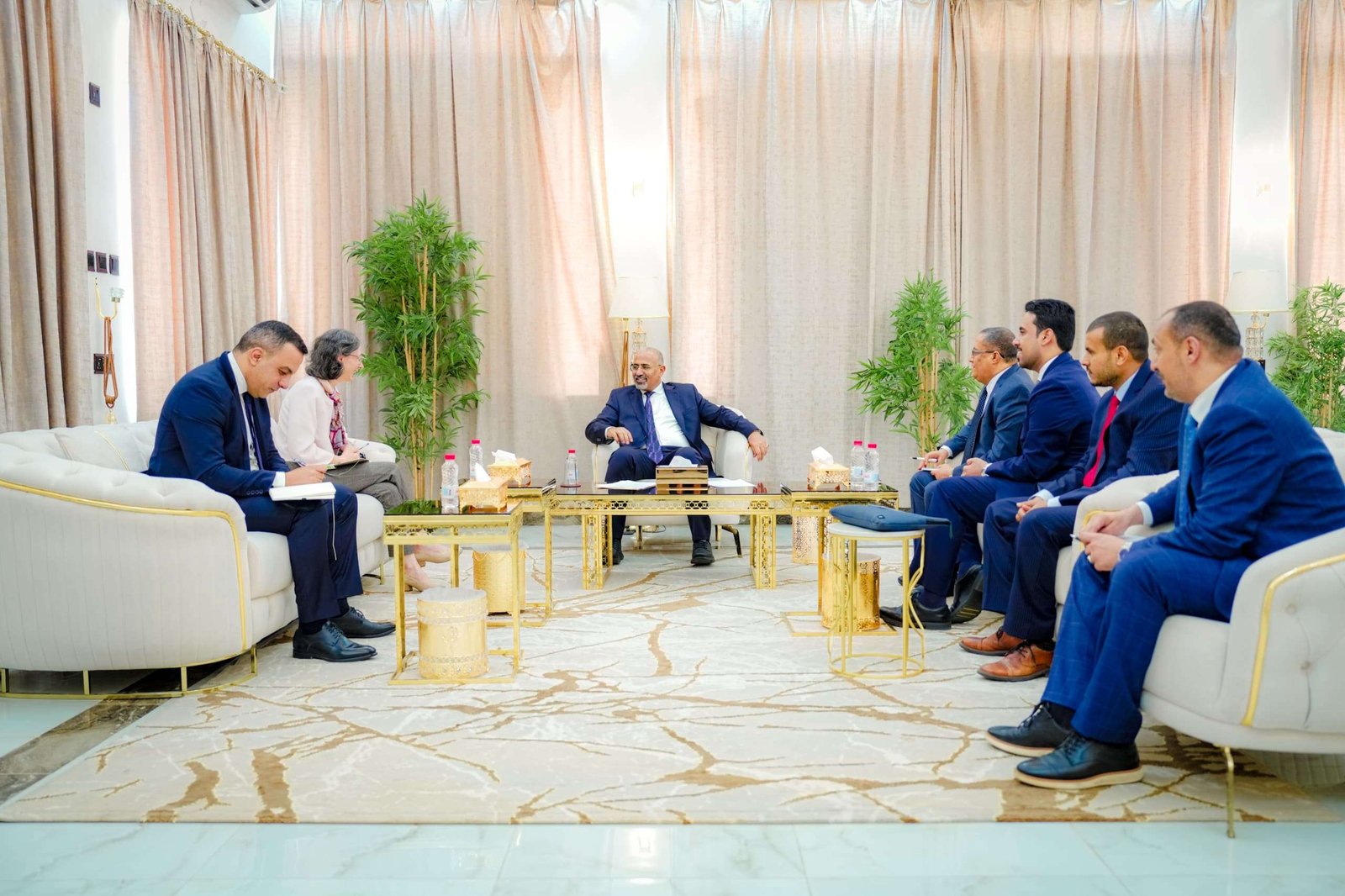 الرئيس الزُبيدي يبحث مع سفيرة فرنسا تطورات المشهد السياسي والاقتصادي