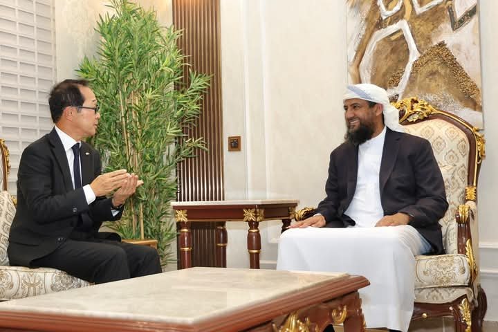 المحرّمي يبحث مع السفير الياباني سبل تعزيز العلاقات الثنائية في مختلف المجالات المحرّمي يبحث مع السفير الياباني سبل تعزيز العلاقات الثنائية في مختلف المجالات