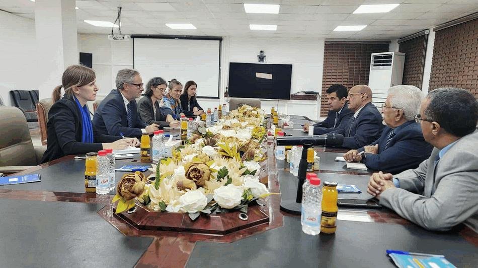 محافظ البنك المركزي يلتقي سفراء الاتحاد الأوروبي بالعاصمة عدن