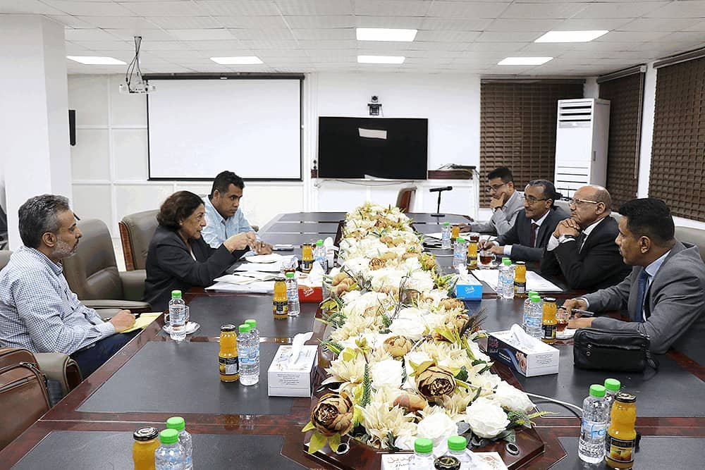 محافظ البنك المركزي يلتقي منسقة فريق خبراء لجنة العقوبات التابعة لمجلس الأمن الدولي