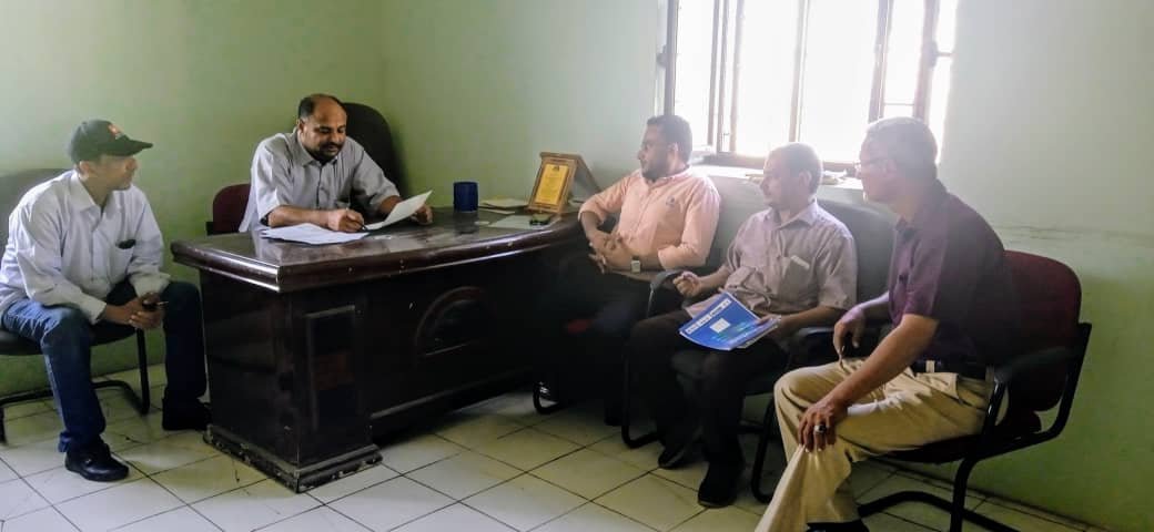 مأمور مديرية الضالع يناقش مع المجلس النرويجي للاجئين تدخلاتة بالمديرية