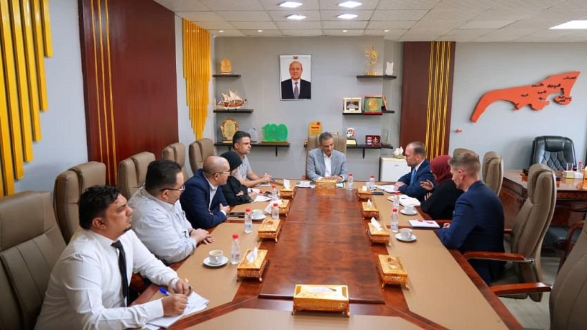 لملس يبحث مع وفد مكتب المبعوث الأممي التحضيرات لانعقاد المؤتمر الاقتصادي بالعاصمة عدن