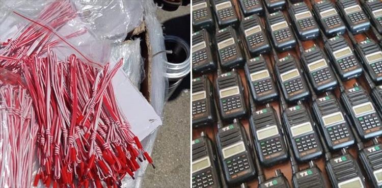 جمارك صرفيت تضبط شحنة تفجير وأجهزة اتصال وألياف محظورة