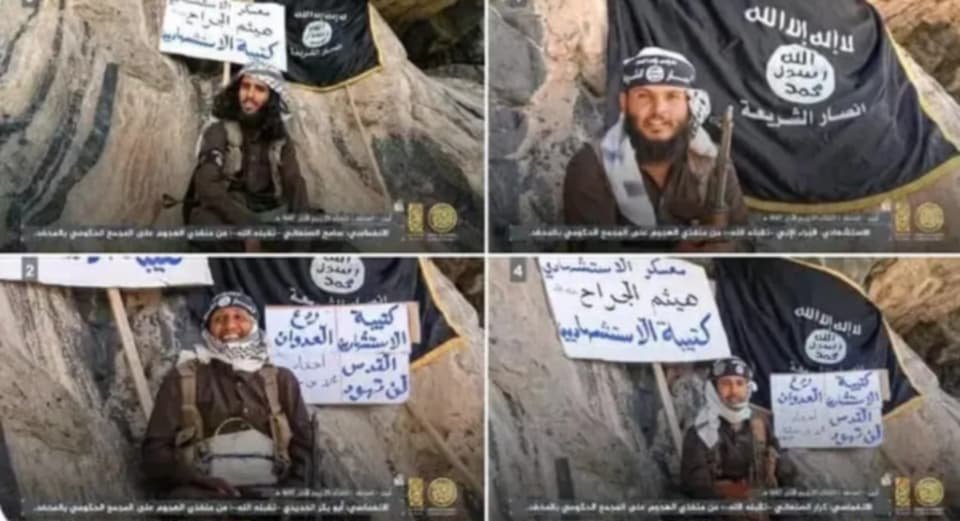 القاعدة تكشف هوية منفذي هجوم المحفد: صور وأسماء تنشر لأول مرة القاعدة تكشف هوية منفذي هجوم المحفد: صور وأسماء تنشر لأول مرة