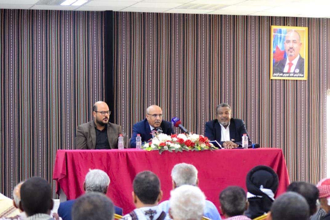 لدى لقائه أعضاء الجمعية الوطنية والمستشارين بالساحل.. الكثيري: حضرموت لن تُدار إلا بالشراكة لدى لقائه أعضاء الجمعية الوطنية والمستشارين بالساحل.. الكثيري: حضرموت لن تُدار إلا بالشراكة