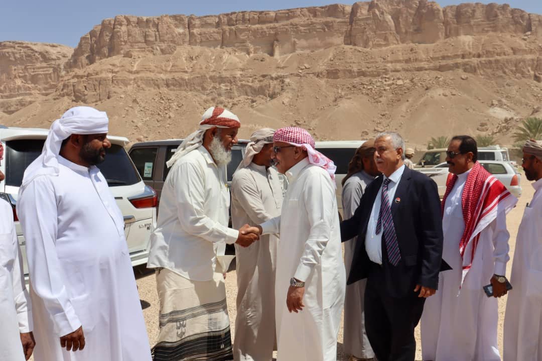 الكثيري والشعيبي يصلان وادي حضرموت للمشاركة في فعالية الذكرى الـ62 لثورة 14 أكتوبر المجيدة بمدينة شبام الكثيري والشعيبي يصلان وادي حضرموت للمشاركة في فعالية الذكرى الـ62 لثورة 14 أكتوبر المجيدة بمدينة شبام