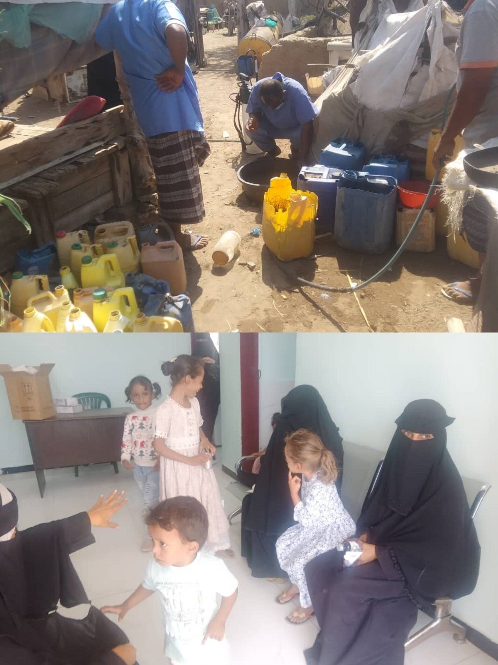 باشراف مباشر من مدير عام مكتب الصحة بلحج. حملة رش للرذاذ البارد داخل المنازل والاشخاص المبلغ عن إصابتهم بالملاريا  بكود الزغبري