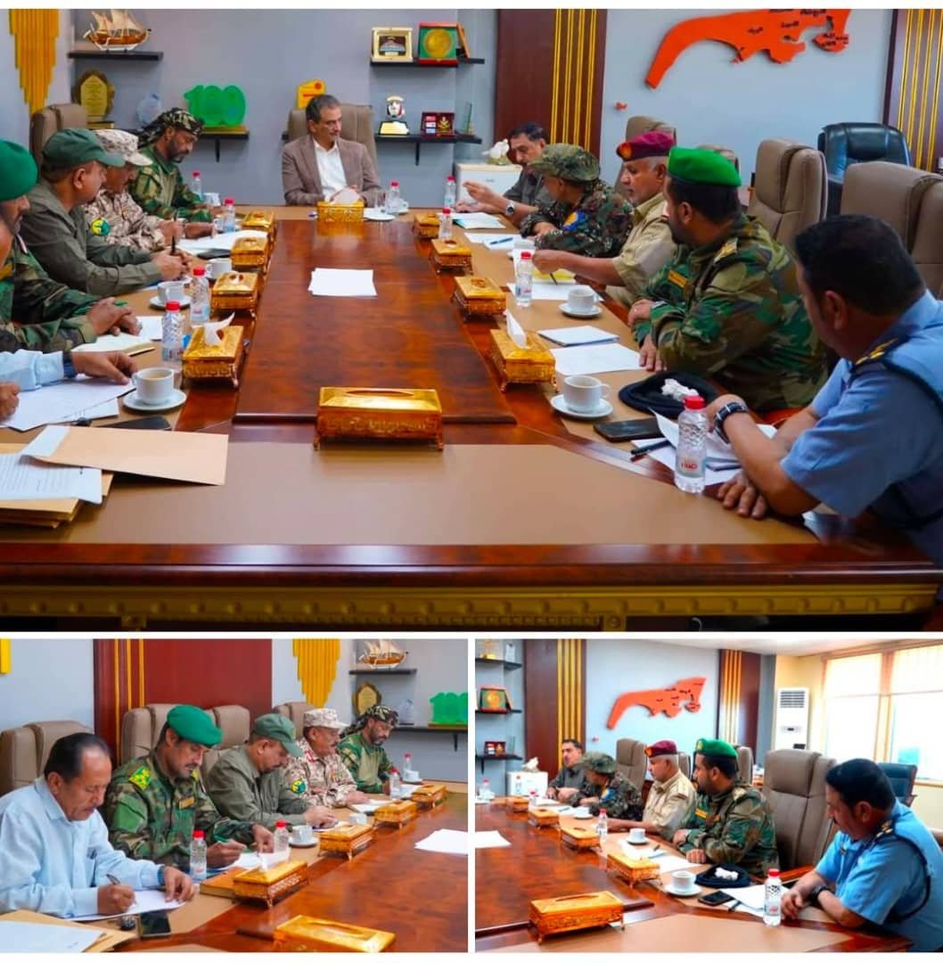 اللجنة الأمنية تستعرض مستجدات الوضع الأمني والعسكري وتعزيز التنسيق في العاصمة عدن والمحافظات المجاورة اللجنة الأمنية تستعرض مستجدات الوضع الأمني والعسكري وتعزيز التنسيق في العاصمة عدن والمحافظات المجاورة