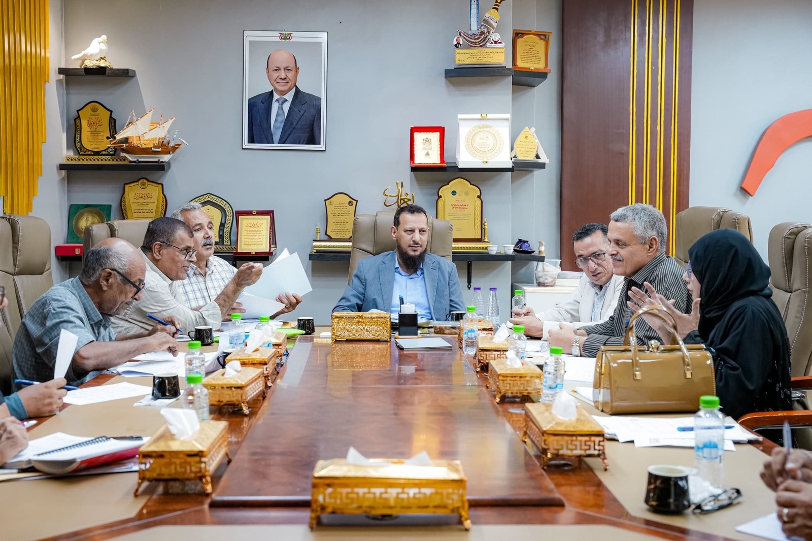 لجنة مناقصات عدن تقر تأهيل مبنى الخدمة المدنية ومكاتب السلطة المحلية